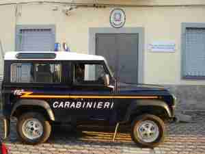 La stazione dei carabinieri di Sant'Eufemia
