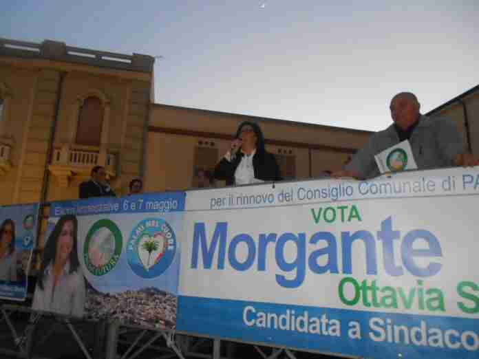 Foto comizio Morgante