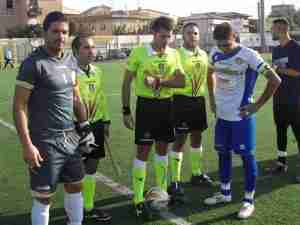 Le due squadre prima del match