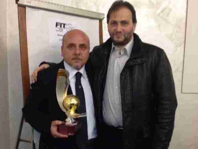 Antonino Ruggiero ed il Presidente della FIT Calabria Lappano