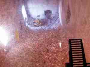 interno dell'inceneritore