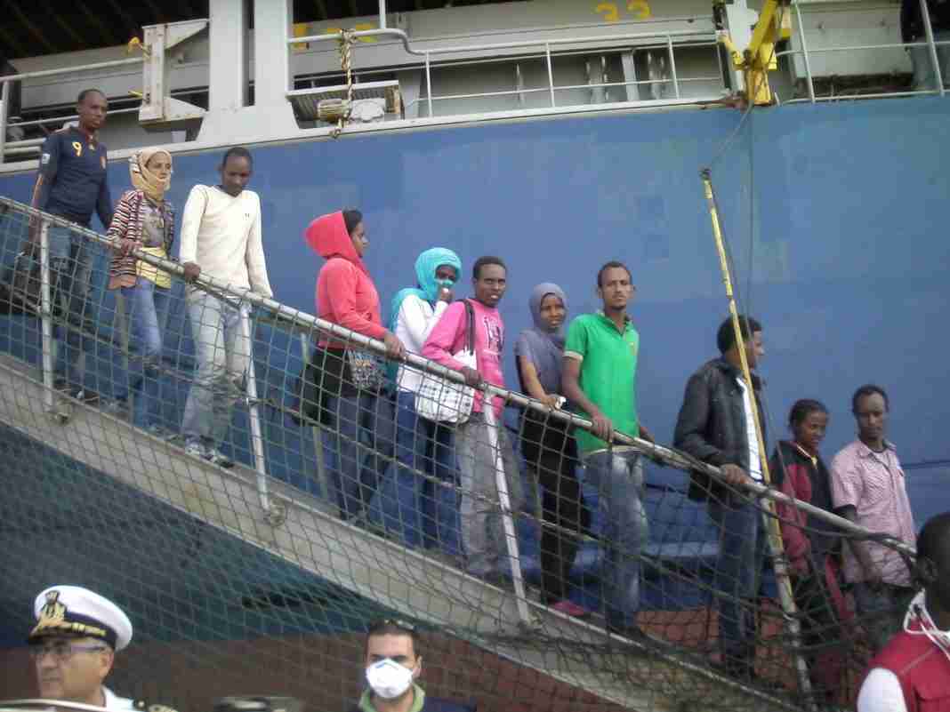 Dopo il tramonto sono scappati quasi tutti i profughi eritrei