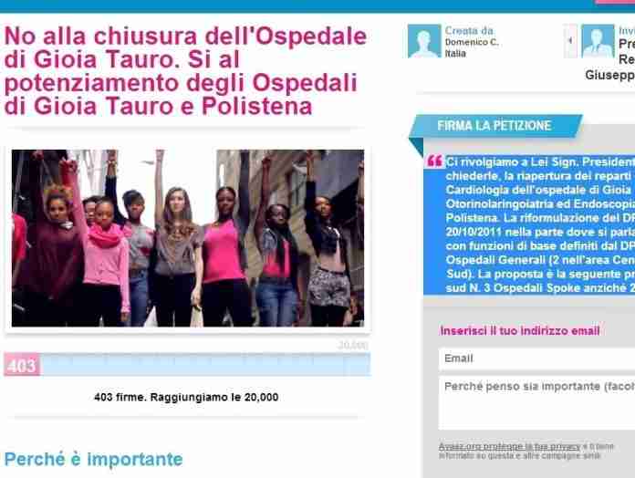 petizione online