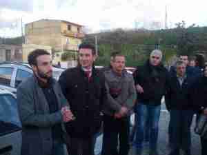 Canale durante un incontro a Gioia Tauro