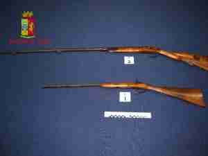 Fucili in sequestro