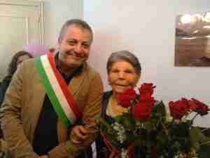 Domenica Criaco e il sindaco Cosentino