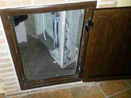 cunicolo a casa di Alfonso Brandimarte