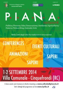 locandina PIANA Network