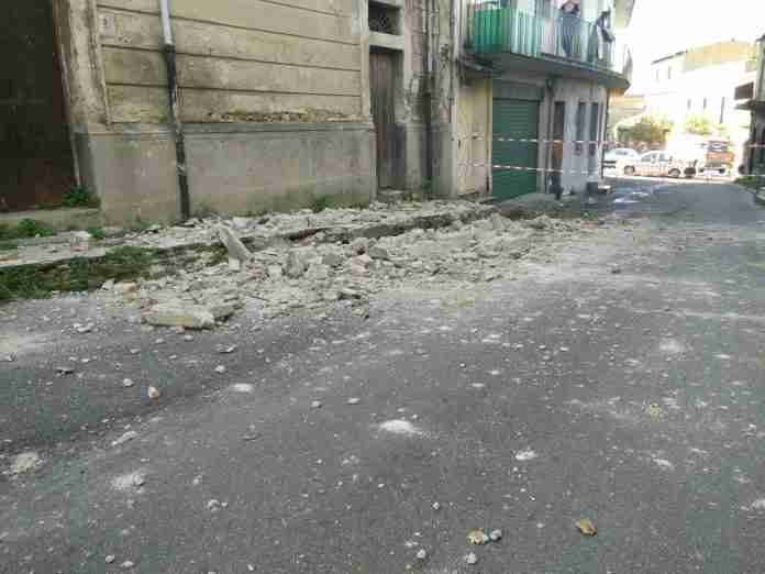 I calcinacci in via Diaz