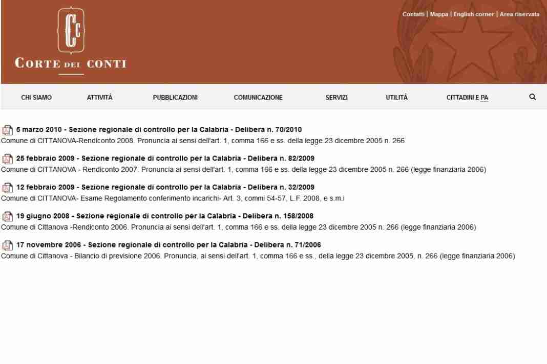 Cittanova: la relazione della Corte dei conti al centro del consiglio comunale