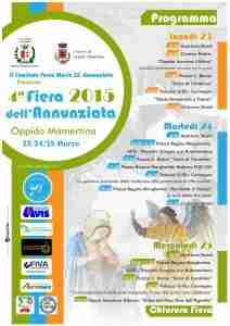 Locandina Fiera dell'Annunziata