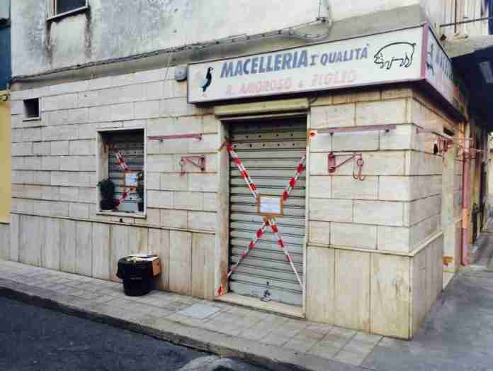 macelleria la macelleria sequestrata