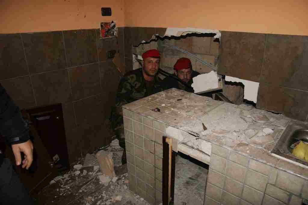 il bunker a casa di Bellocco