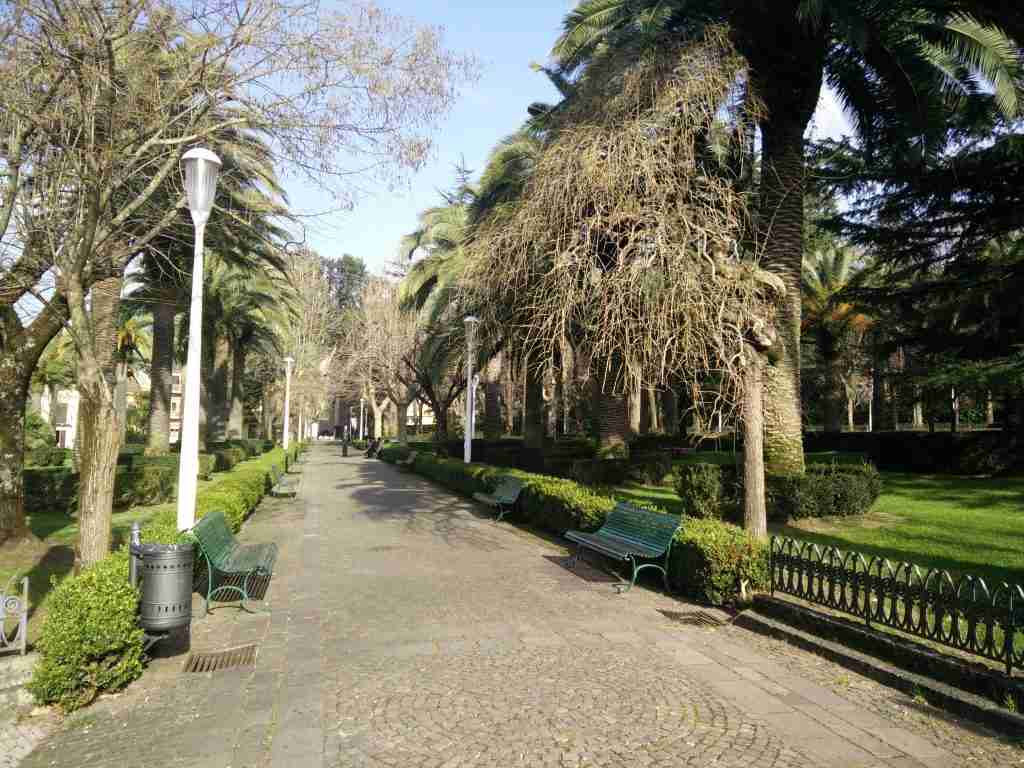 La villa comunale di Cittanova