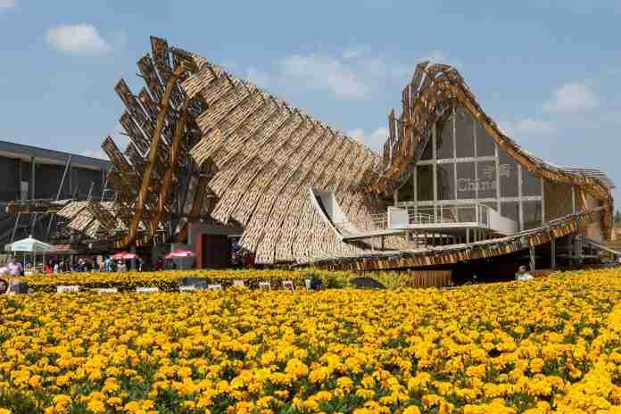 Il padiglione della Cina all'expo