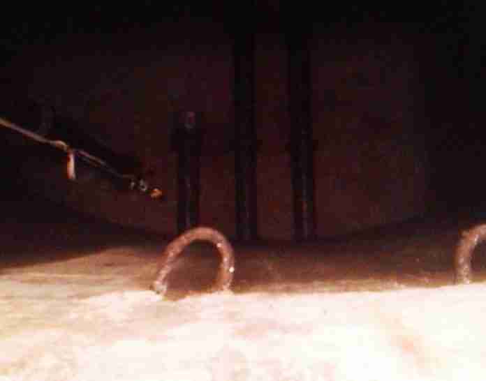 Il serbatoio vuoto a Cinquefrondi Il serbatoio vuoto a Cinquefrondi