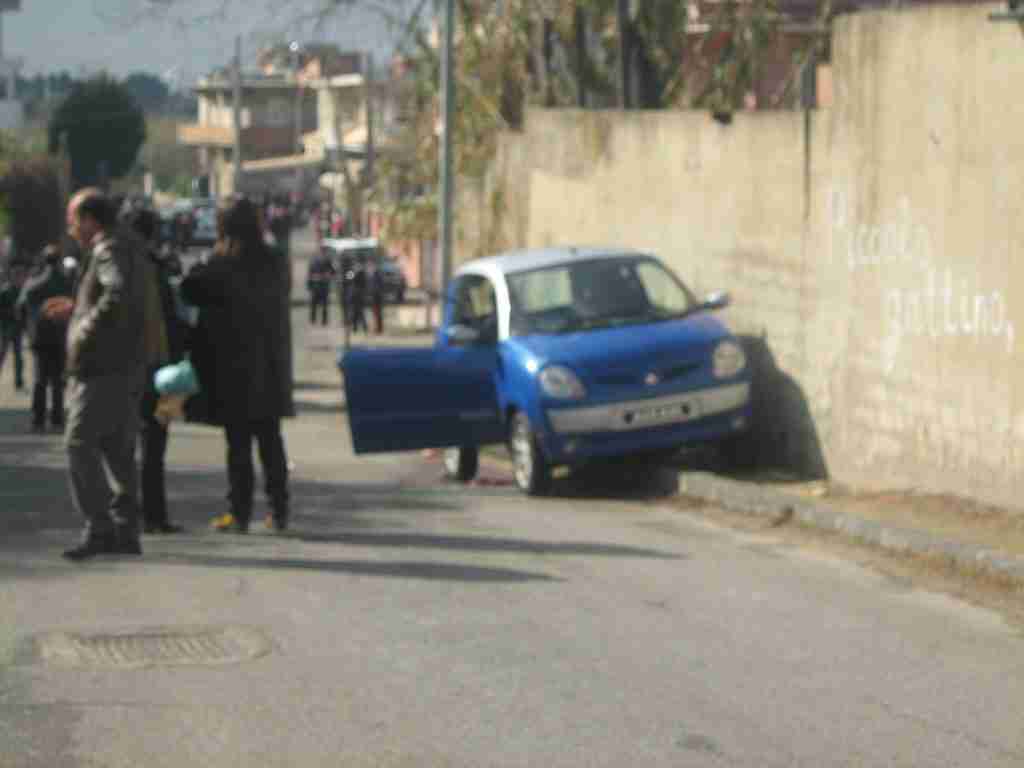Il luogo dell'omicidio Molè