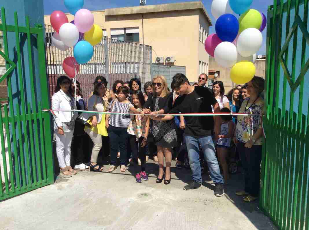 Palmi, inaugurato il giardino alla “Tito Minniti”