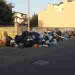 I rifiuti tra via Dante e via Sicilia