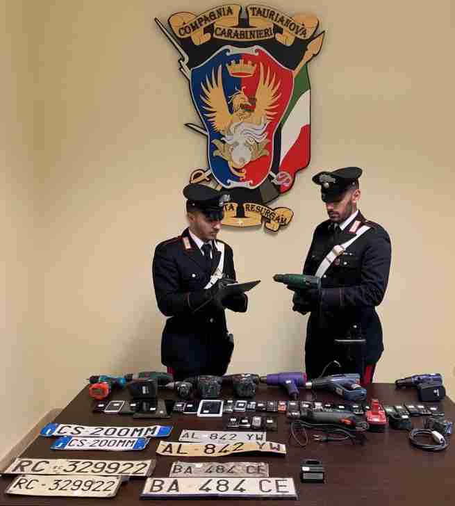 Cronaca, le operazioni dei Carabinieri nella Piana