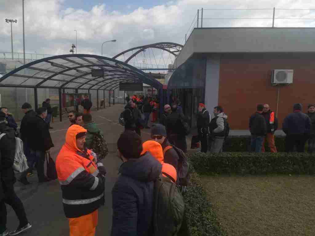 Lo sciopero dei portuali