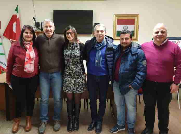 da sinistra Giannotta, Laganà, Logiacco, Sposato, Romano e Marino