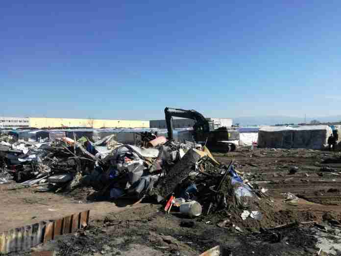 Lo smantellamento della baraccopoli