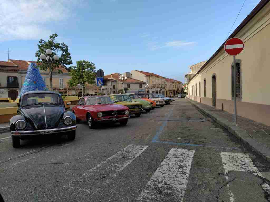 Auto d'epoca a Gioia Tauro