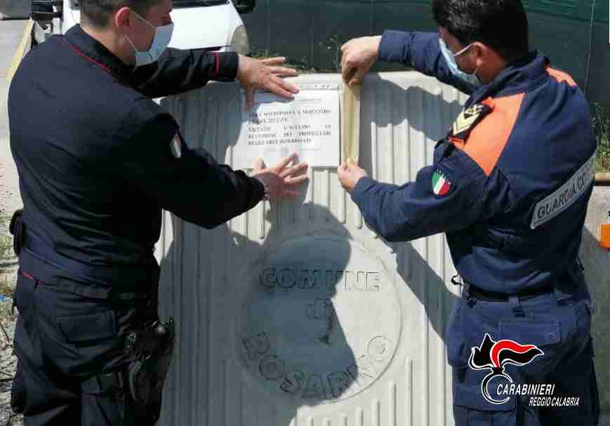 Smaltimento di rifiuti illeciti a Rosarno: sequestrata un’area del demanio marittimo