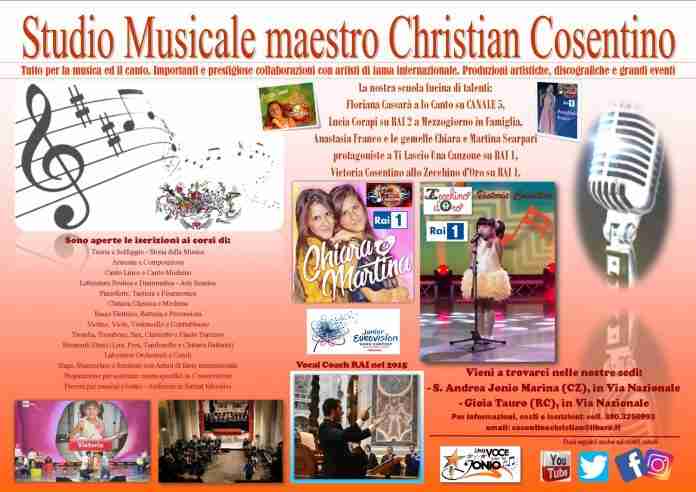 locandina Music School M° Christian Cosentino