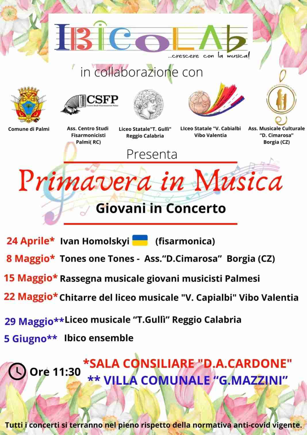 Al via a Palmi la manifestazione ”Primavera in Musica”