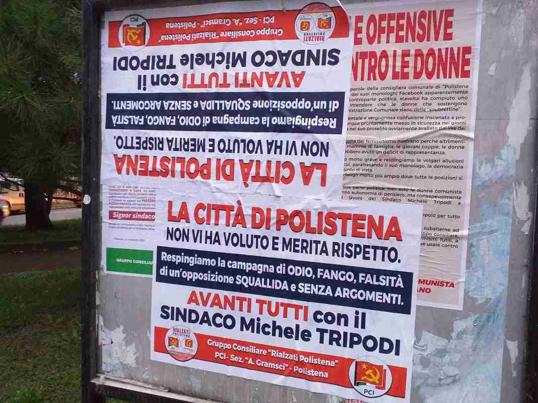 Polistena, è battaglia di manifesti tra maggioranza e opposizione
