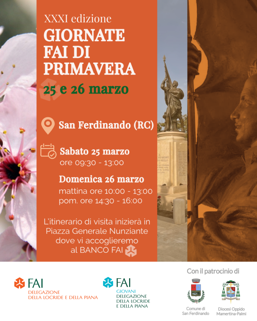 San Ferdinando protagonista delle prossime Giornate FAI di Primavera