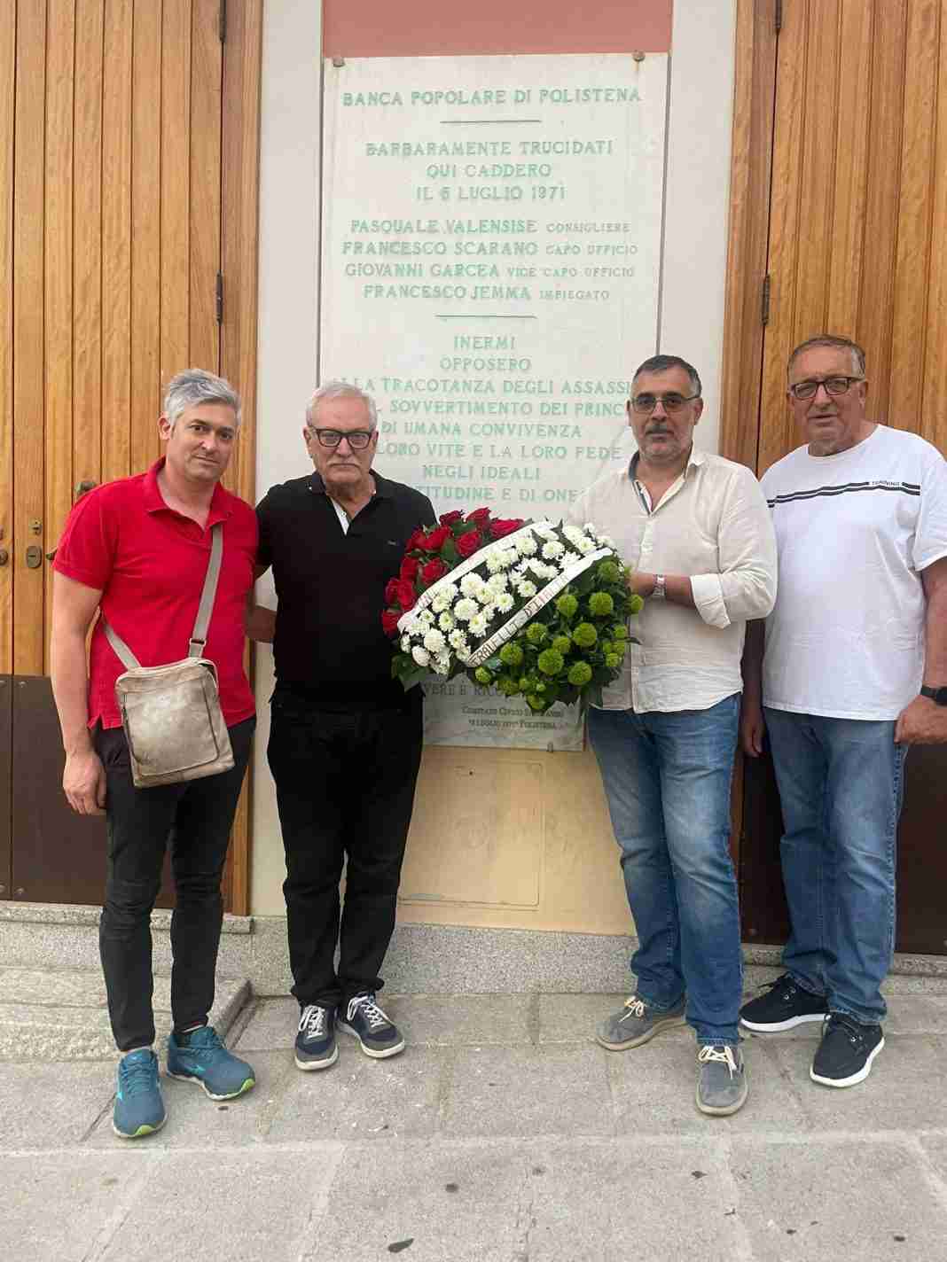 Commemorata la strage della Banca Popolare di Polistena