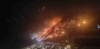 Giornata di fuoco a Bagnara. Domati gli incendi sulle colline della città
