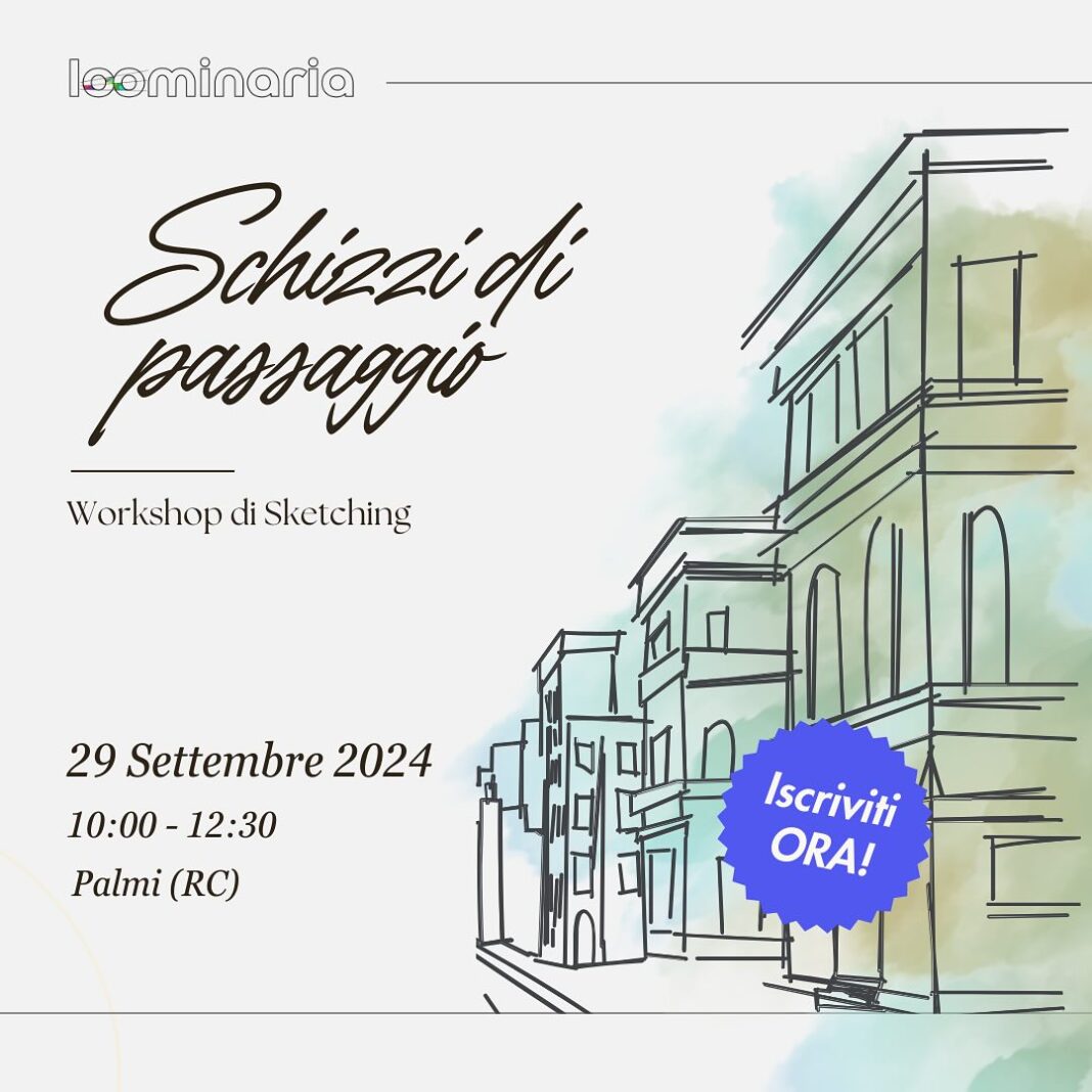 Domani a Palmi l’evento di loominaria: Schizzi d’Arte insieme all’illustratrice Tania Azzar