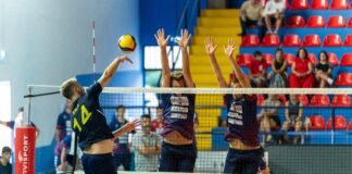 Volley spettacolo al Palasurace di Palmi per l’allenamento tra Omifer e Prisma Taranto