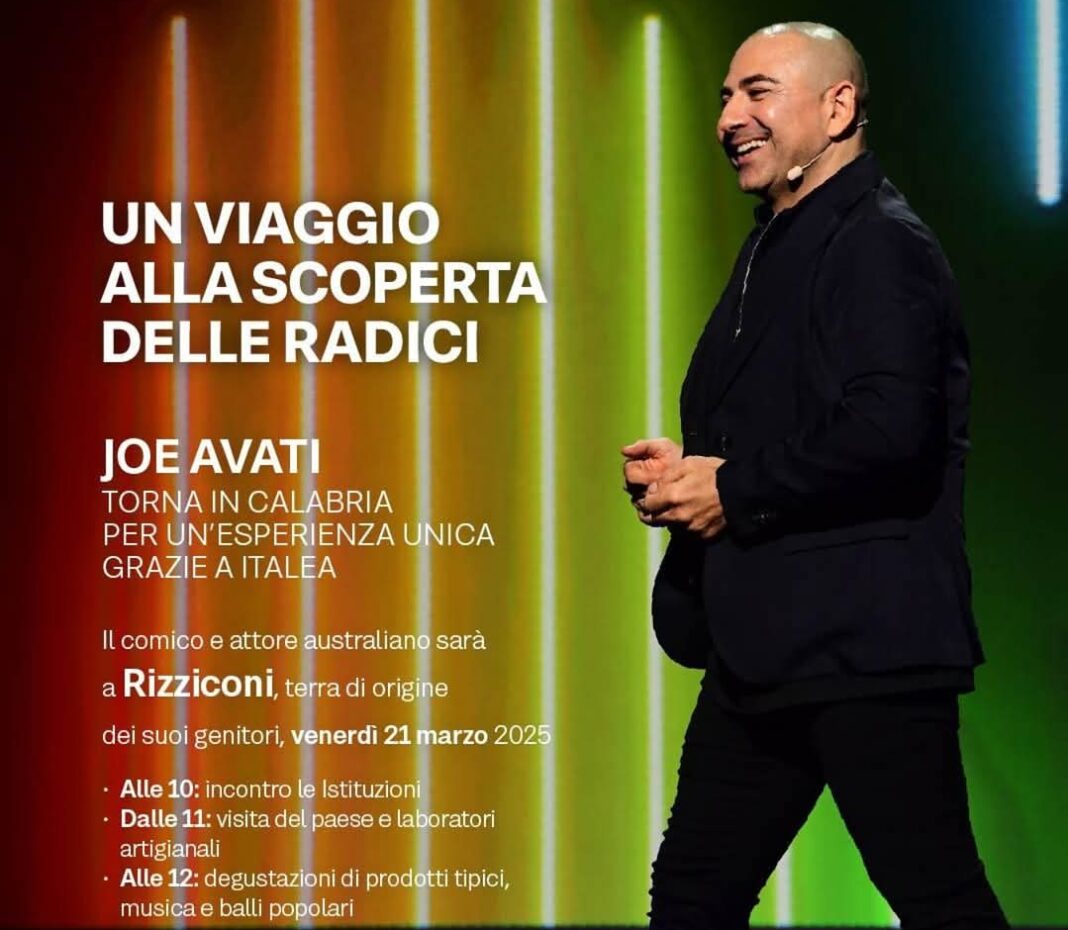 JOE AVATI ALLA RICERCA DELLE SUE ORIGINI A RIZZICONI