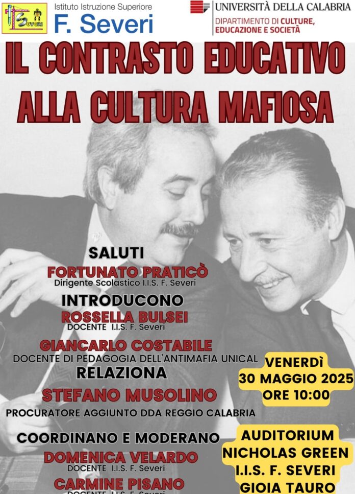 Locandina incontro del 30 maggio 2025