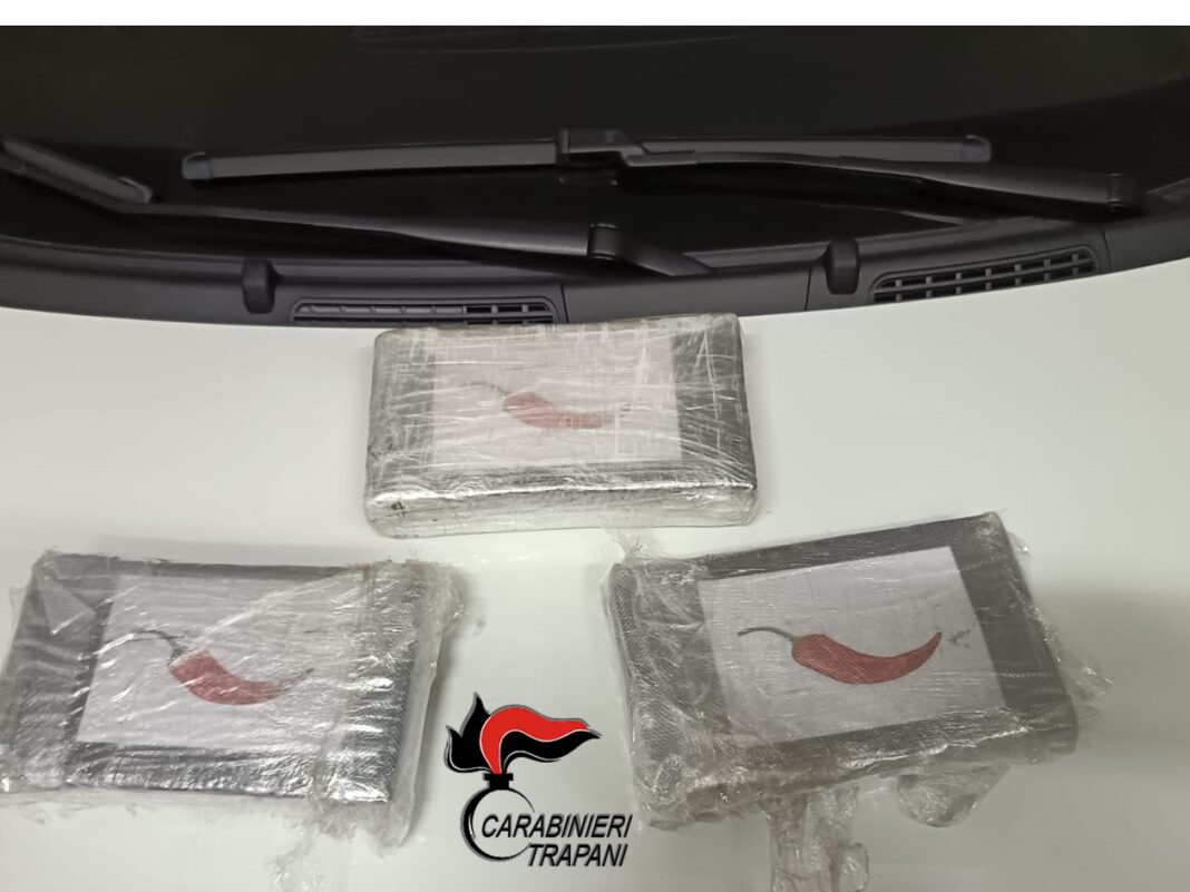 Fermati con 3,5 kg di cocaina due pregiudicati calabresi