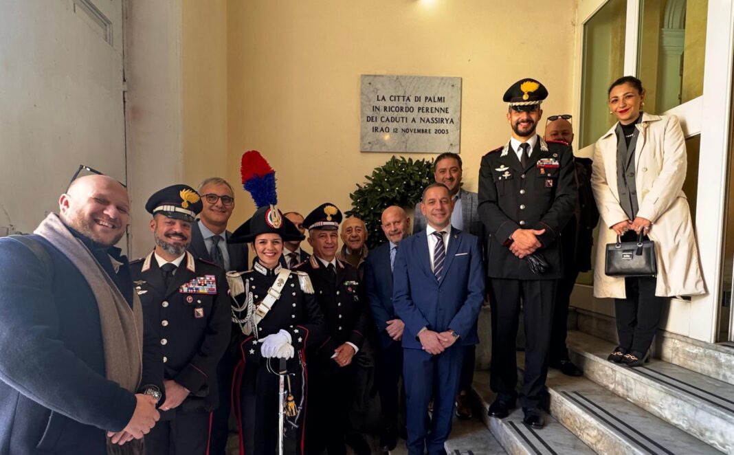 Palmi ricorda le vittime di Nassiriya: cerimonia al Comando Compagnia Carabinieri