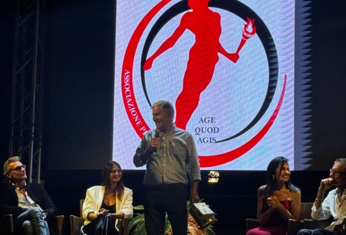 Il Presidente Saverio Petitto durante un evento organizzato dall'Associazione Prometeus