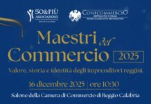 Maestri del Commercio 2025, Confcommercio e 50&più Reggio Calabria celebrano la storia degli imprenditori reggini