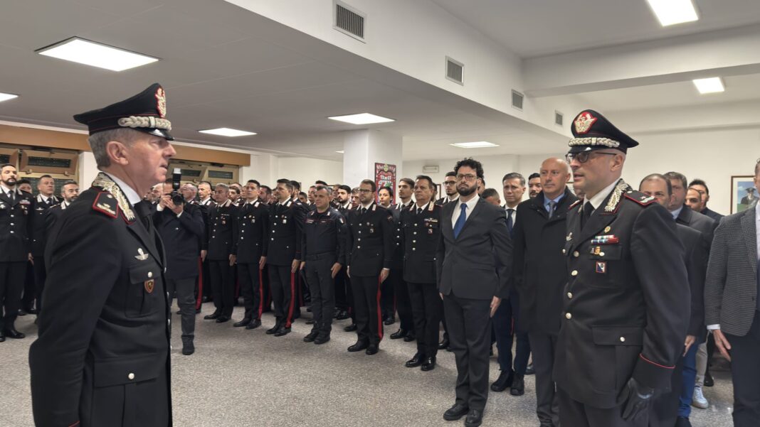 Il Generale Sciuto in visita al Comando Provinciale di Reggio