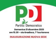 PD Taurianova, il Circolo “W. Schepis” convoca l’assemblea: appuntamento il 4 ottobre