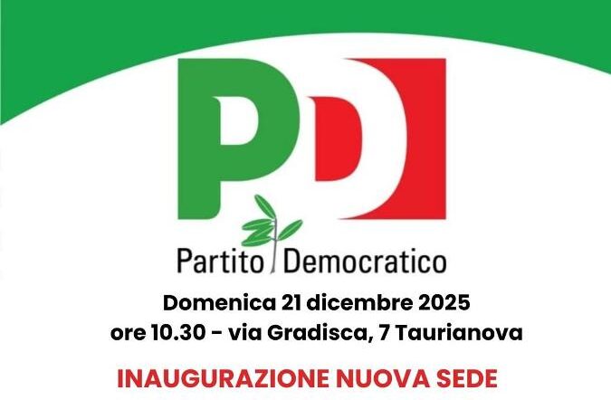 Il Pd inaugura la nuova sede di Taurianova