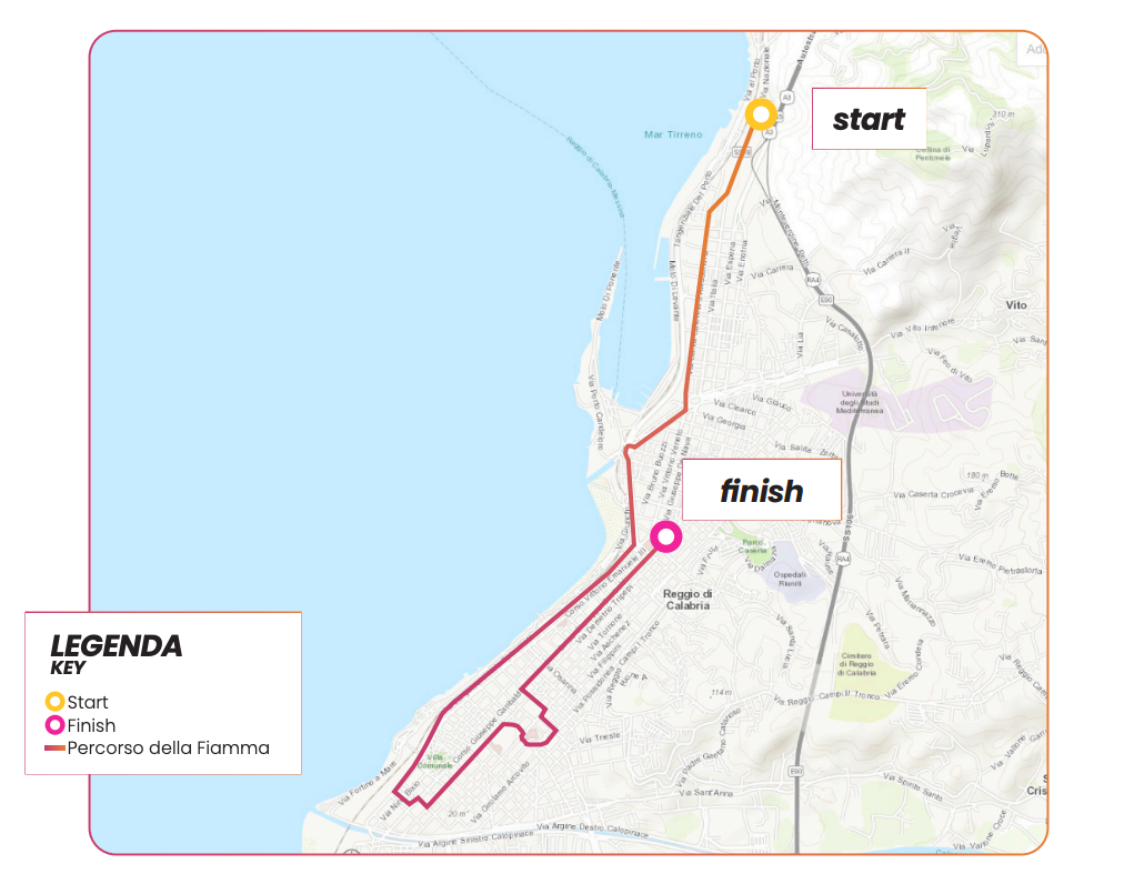 Reggio Calabria si prepara all’arrivo della Fiamma Olimpica
