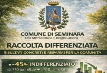 Seminara riduce del 45% i rifiuti indifferenziati: risparmiati oltre 300 mila euro in quattro anni