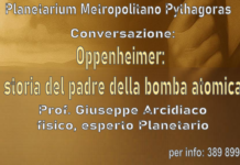 Il Planetarium Pythagoras della Città Metropolitana al Museo Archeologico Nazionale con “Oppenheimer: storia del padre della bomba atomica”