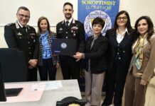 Palmi, il Soroptimist dona ai Carabinieri il kit “Una stanza tutta per sé… portatile” per sostenere le vittime di violenza